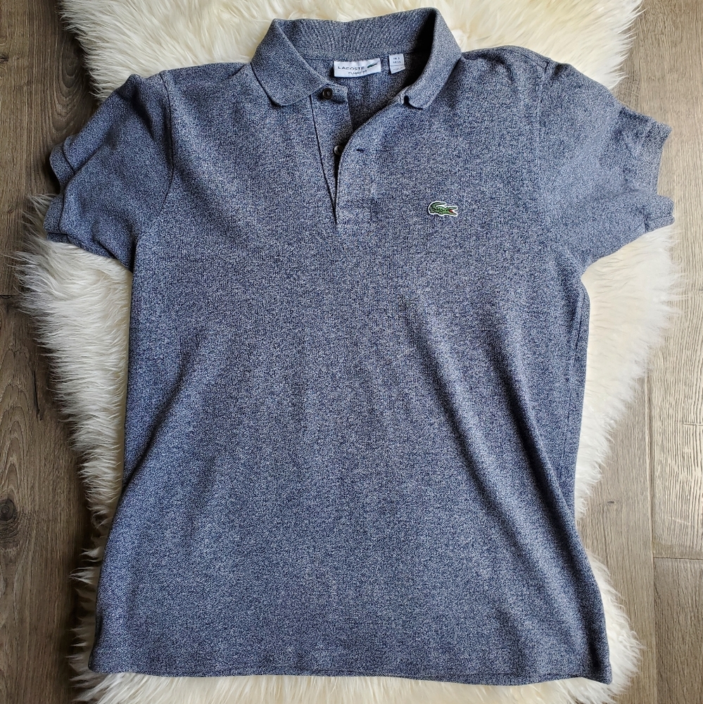Mens Grey Lacoste Shirt Size XS
